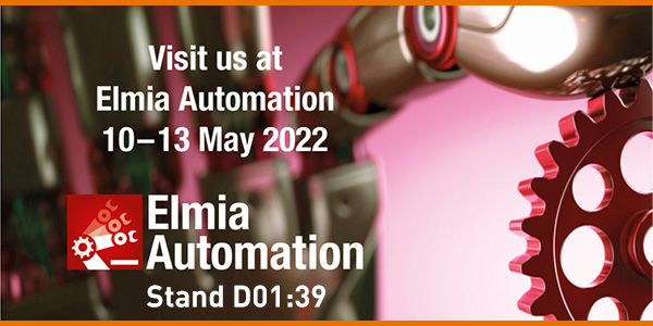 Welcome to meet us at The Elmia Automation Fair – May the 10-13:th