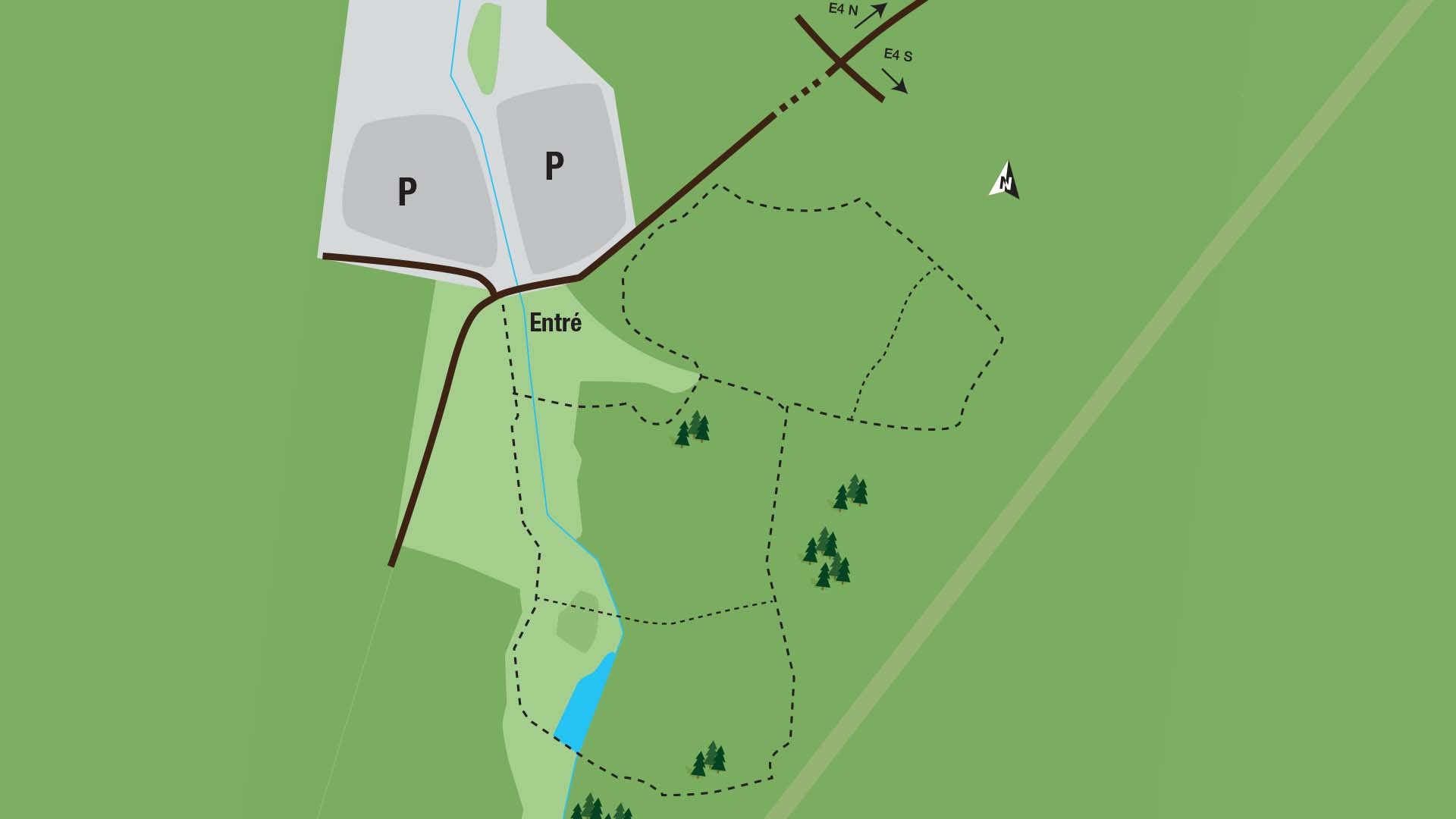 Elmia Wood map - fairground and facilities